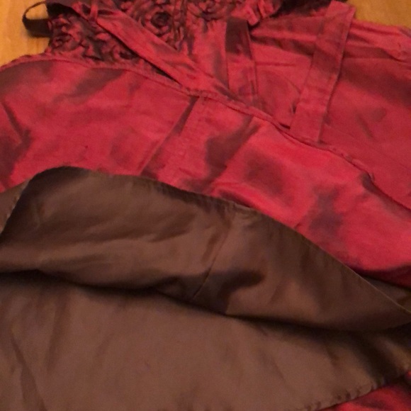 - 🎟🎭Isabella and Chloe Burgundy party dress girls 7 - Picture 5 of 6